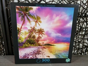 NEU Buffalo Games "Flucht ins Paradies" 300-teiliges Puzzle Strand Landschaft - Bild 1 von 3