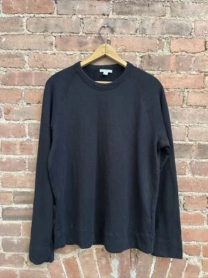 Sudadera James Perse para hombre, talla 0, negra 100 % algodón EE. UU. Foto 1 de 4