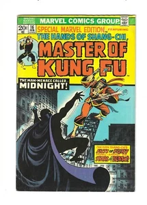 Special Marvel Edition #16 2: SHANG CHI Master of Kung Fu 1: MIDNIGHT Fn- 5.0 15 - Picture 1 of 2