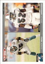 2004 Topps Total First Edition Football Card #261 Junior Seau/Morlon Greenwood