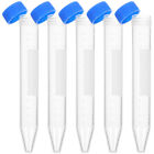 50 PCS Clear Vial Tubes with Lids - Perfect for