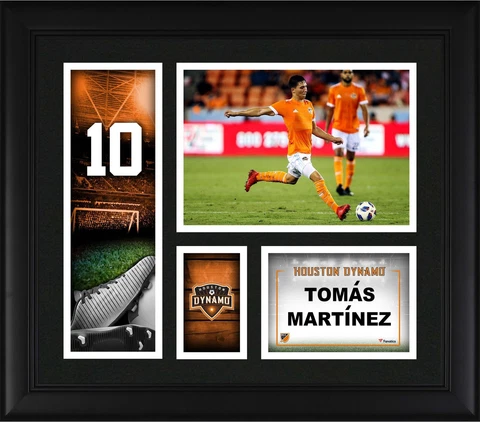Toms Martnez Houston Dynamo Framed 15'' x 17'' Player Collage Cover