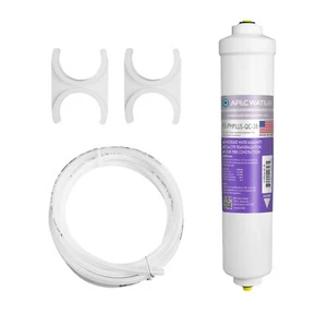 APEC pH+ Calcium Carbonate Inline Filter Kit with 3/8"D Tubing QuickConnect - Picture 1 of 3