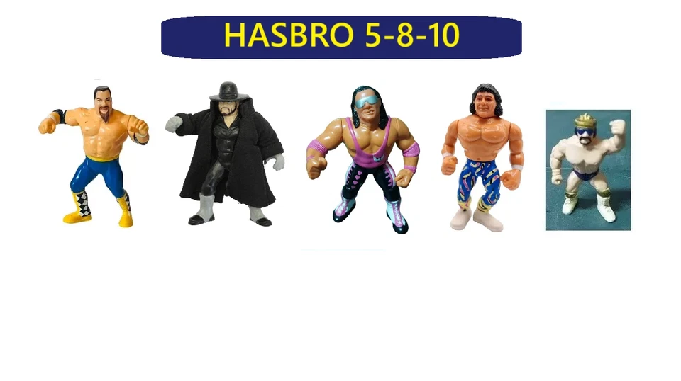 WWE ACTION FIGURE SERIE HASBRO 5-8 - Immagine 1 di 1