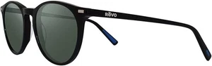 Revo Sierra Polarized Sunglasses RE 1161 01 Gloss Black Smoky Green Japan NEW - Picture 1 of 4