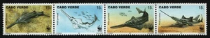 Cabo Verde 1997 - Mi-Nr. 727-730 ** - MNH - Tiras - Peces / Fish - Imagen 1 de 1