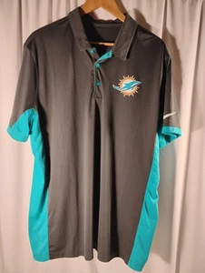 Poloshirt Herren XL Miami Dolphins Nike Dri Fit Team Apparel - Bild 1 von 8