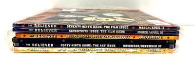 Lot of 7 Believer Magazines Music & Film Issues 2006–2015 w/ CDs & DVDs - Image 1 of 4