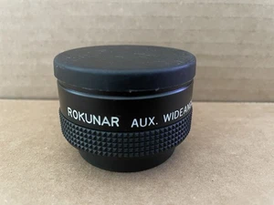 Vintage ROKUNAR AUX WIDE ANGLE FOCUS lens Distance 6ft 2m Japan - Picture 1 of 9