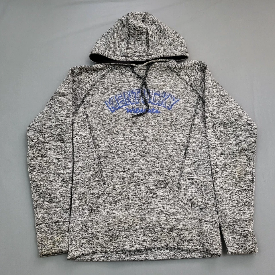 Kentucky WildCats Reino Unido Suéter Mujer Pequeño S Manga Larga Sudadera con Capucha Gris * Foto 1 de 4