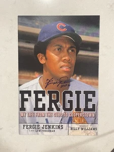 Fergie Jenkins signiertes Cubs Buch Cover Foto. Persönlich signiert - Bild 1 von 1