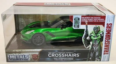 Jada 1/24 Scale 98499 Transformers Metal Car Chevy Corvette Stingray Crosshairs - Image 1 of 4