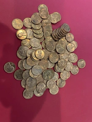 Two Rolls Uncirculated 1955 Denver And San Francisco Wheat Cents Pennies - Image 1 of 4