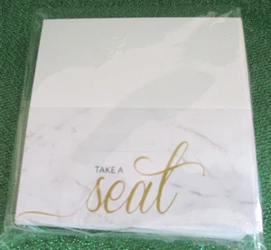 C &Co Place Cards - "Take A Seat" packs of 12 - BRAND NEW - TABLEWARE - Picture 1 of 2