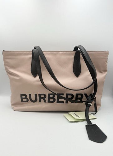 Borsa Burberry nylon logo piccola Ardwell colore rosa beige ottimo regalo 2 sacchetti polvere