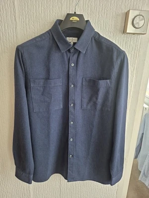 Jasper Conran Men's Long Sleeve Blue Shirt, Size Large, Excellent Cond - Image 1 of 4