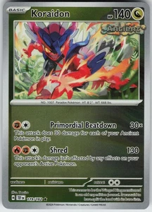 PO-01 Reverse Holo Koraidon 119/162 Rare SV05: Temporal Forces - Picture 1 of 1