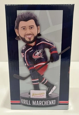 Columbus Blue jackets CBJ Kiril Marchenko Bobble 04-12-25 SGA Brand with Box MIB - Image 1 of 4