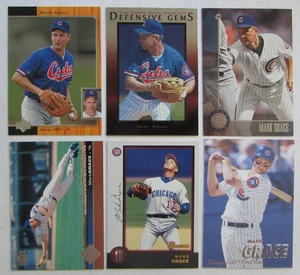 Lote de 6 cartas Mark Grace Chicago Cubs MLB - Imagen 1 de 2