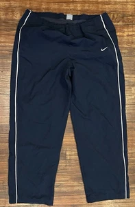 Pantalones Nike Para Hombre Talla XL Cortavientos Pista Sueltos Forrados Y2K Pantalones de Sudadera Años 2000 - Imagen 1 de 10