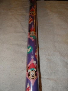 MICKEY MOUSE MINNIE MOUSE WRAPPING PAPER FLAT GIFT WRAP ANY HOLIDAY 40 SQ FT NEW - Picture 1 of 12