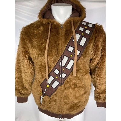 Star Wars Chewbacca Disfraz Cosplay Peludo Sudadera con Capucha Imitación Piel Chaqueta Para Hombre PEQUEÑO Foto 1 de 4