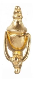 Dolls House Brass Knocker Miniature Metal Door Furniture DIY Accessory - Picture 1 of 8
