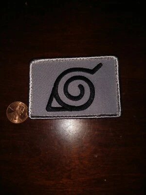SHOT show Naruto anime leaf village Morale Patch Hook And Loop 2"x3"