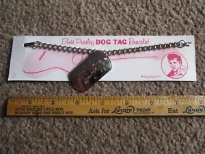 ELVIS PRESLEY men's Dog Tag BRACELET ... dated 1956 - Picture 1 of 3