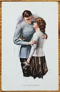 The Conqueror Artist Signed Postcard C.G. Barber 1914 - Picture 1 of 1