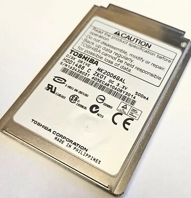 TOSHIBA MK2006GAL 1.8" 20GB 4200 RPM 2MB Cache IDE Ultra ATA100 - NEW - Open Box - Image 1 of 4