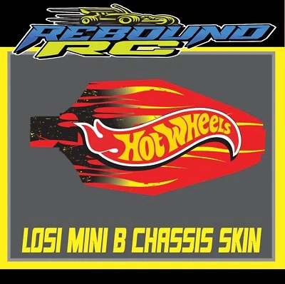 losi mini b 1/16th chassis skin protector /decal /sticker - Image 1 of 3