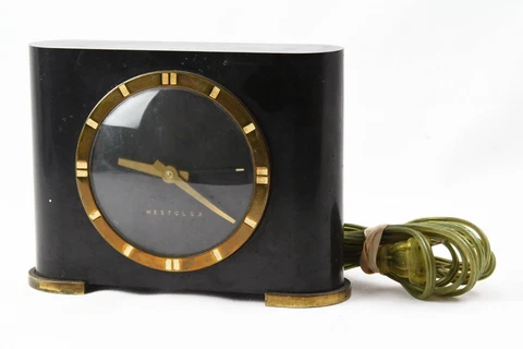 Vintage Westclox Ben Franklin Model S1C 60 Cycles Bakelite Electric Clock Cover
