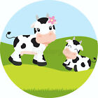 Cow Cake Image Muffin Topper Edible Party Decoration Birthday Cupcake Farm New