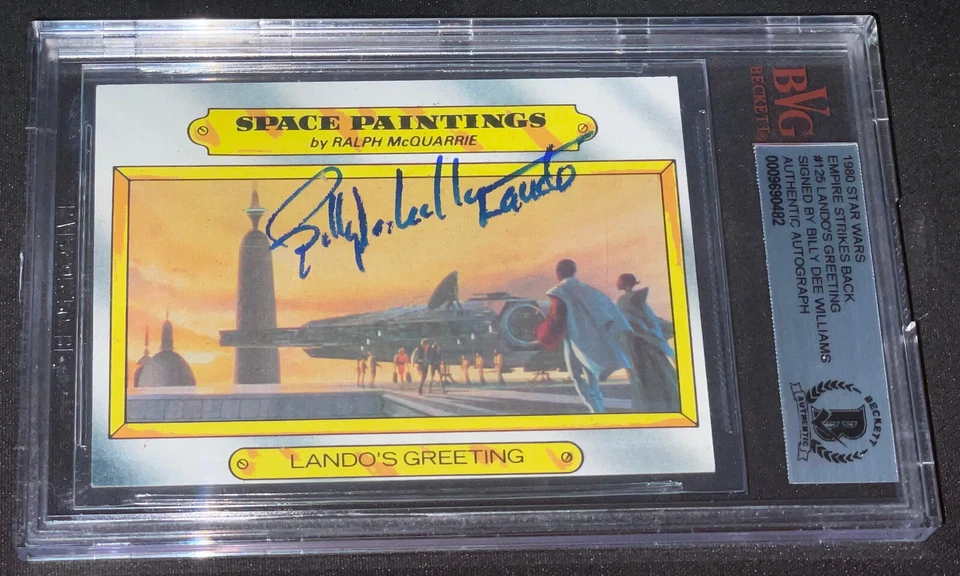 Billy Dee Williams "LANDO" Signed Autographed Topps Rookie Card BAS BECKETT (RC) - Image 1 of 3