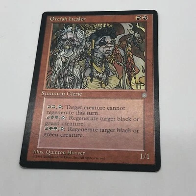 Magic The Gathering Orcish Healer Ice Age Uncommon Creature - Image 1 of 4