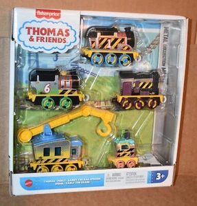 Thomas & Friends Diecast Vehicle Set Construction Crew 5 Toy Train NEW - Picture 1 of 10