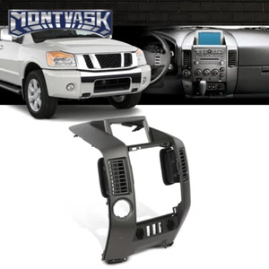 68257-7S500 Fit For 2004-2006 Nissan Titan Armada Center Dash / Radio AC Bezel - Picture 1 of 9