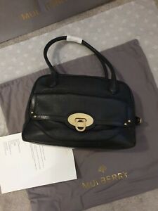 Mulberry black leather bag
