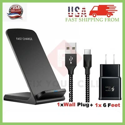 Universal Wireless Phone Charger Fast Charging Stand Dock/pad for Mobile Phones - Image 1 of 4