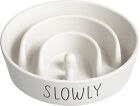 Le Tauci Pet Dog Slow Feeder Bowl Ceramic Puzzle Dog Food Bowl for Sm/Md/Large
