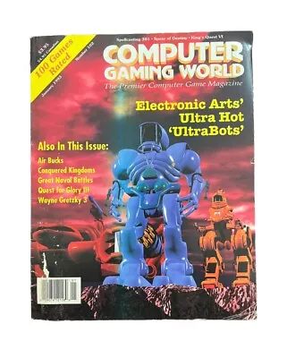 Computer Gaming World Magazine #102 1993 Electronic Arts’ Ultra Hot ‘UltraBots’ - Image 1 of 3