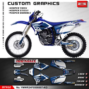 Kungfu Graphics Full Dirt Bike Decal Kit for Yamaha WR250F WR450F 2005 2006 MX - Bild 1 von 8