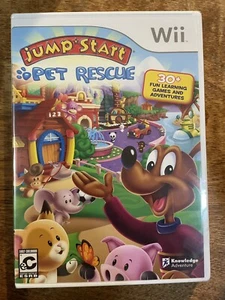JumpStart: Pet Rescue (Nintendo Wii, 2009) Complete BRAND NEW / SEALED - Picture 1 of 4