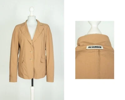 Jil Sander Brown Jacket Women's Coat Blazer Jacket Size 40 - Image 1 of 4