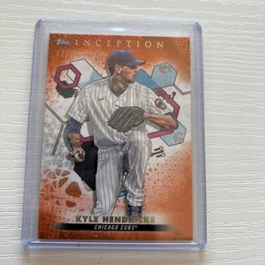 KYLE HENDRICKS 2021 Inception ORANGE PARALLEL /50 Cubs #47 - Picture 1 of 2