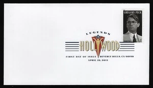 #4526 Gregory Peck, Digital Color FDC **ANY 5=FREE SHIPPING** - Picture 1 of 1