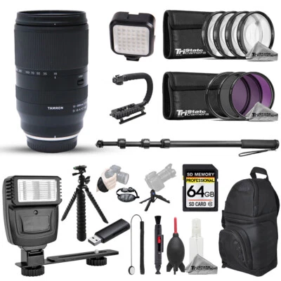 Tamron 18-300mm f/3.5-6.3 Di III-A VC VXD Lens - 22pc 64GB Utility Kit - Image 1 of 4