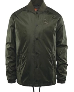 ThirtyTwo LYNDON BOMBER Mens Snap Front Jacket Large Military NEW - Picture 1 of 3