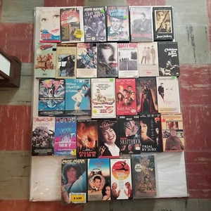 Vintage VHS Tape Lot of 30, Horror, Comedy, Drama, All Different, LOOK - Picture 1 of 6